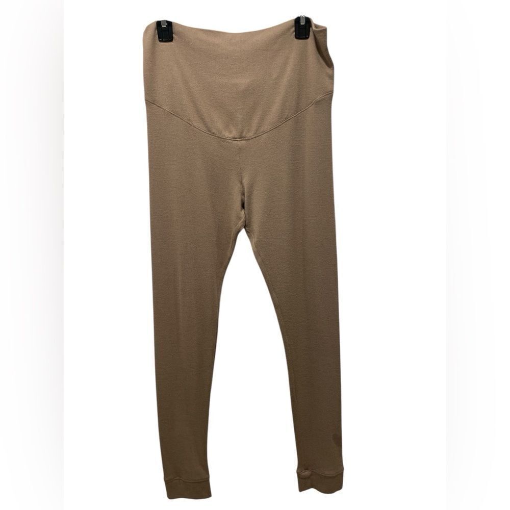 H&M Maternity Tan High-Waisted Leggings size M